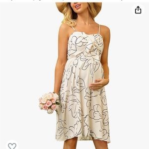 Maternity floral sundress